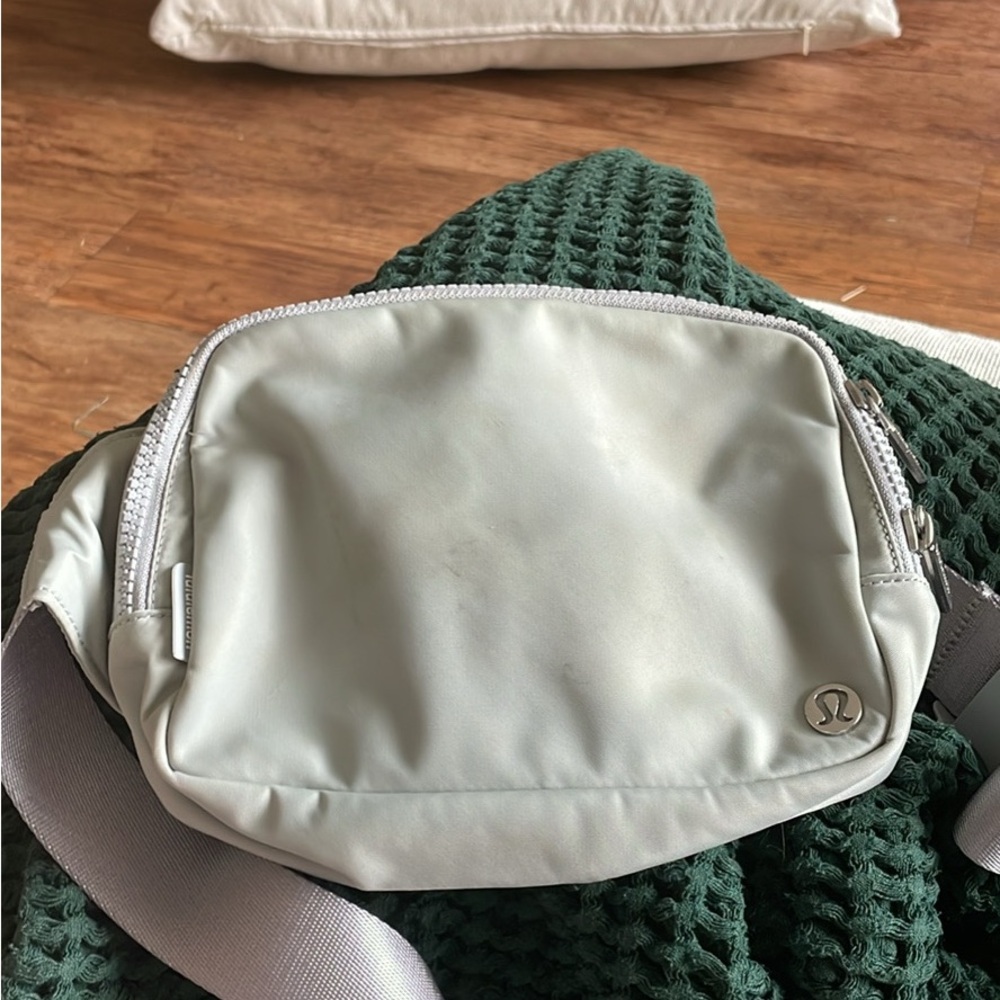 Lululemon Light Gray Crossbody Bag